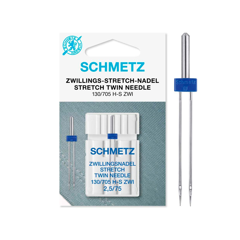 AGUJA DOBLE STRETCH 2,5mm Nº 75 130/705 H-S ZWI - SCHMETZ