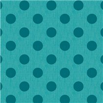 TELA TILDA - CHAMBRAY DOTS AQUA