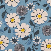 LONETA ALGODON 100% - FLOWERS JEANS