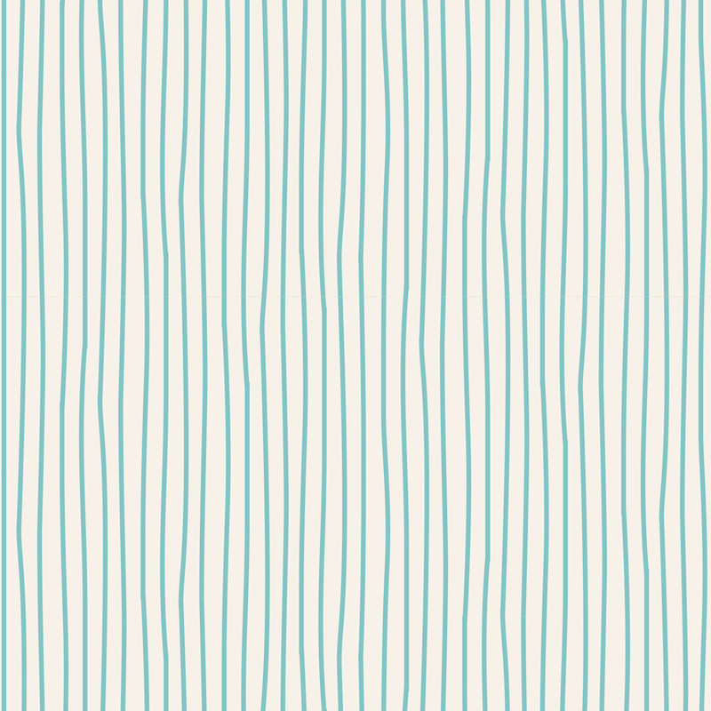 TELA TILDA - CLASSIC BASICS - PEN STRIPE LIGHT BLUE