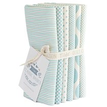 TILDA - 6 FAT QUARTERS CLASSIC BASICS LIGHT BLUE