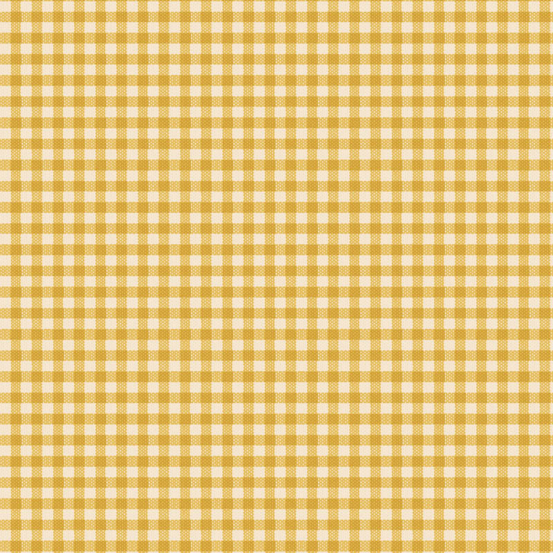 TELA TILDA - CREATING MEMORIES GINGHAM YELLOW