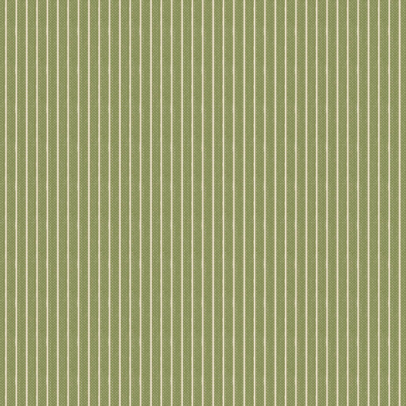 TELA TILDA - CREATING MEMORIES STRIPE GREEN