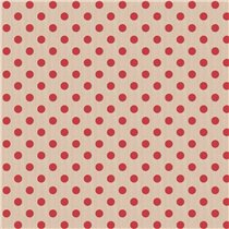 TELA TILDA - CREATING MEMORIES POLKADOT RED