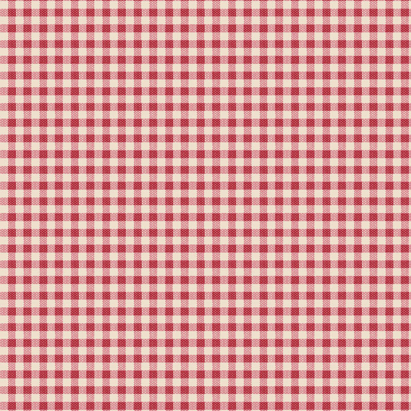 TELA TILDA - CREATING MEMORIES GINGHAM RED