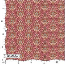 FAT QUARTER TILDA - SANCTUARY ADINA MAROON