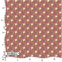 FAT QUARTER TILDA - SANCTUARY COTTONFIELD MAROON