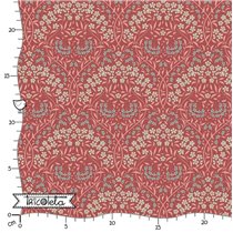 FAT QUARTER TILDA - SANCTUARY LARISSA RHUBARB