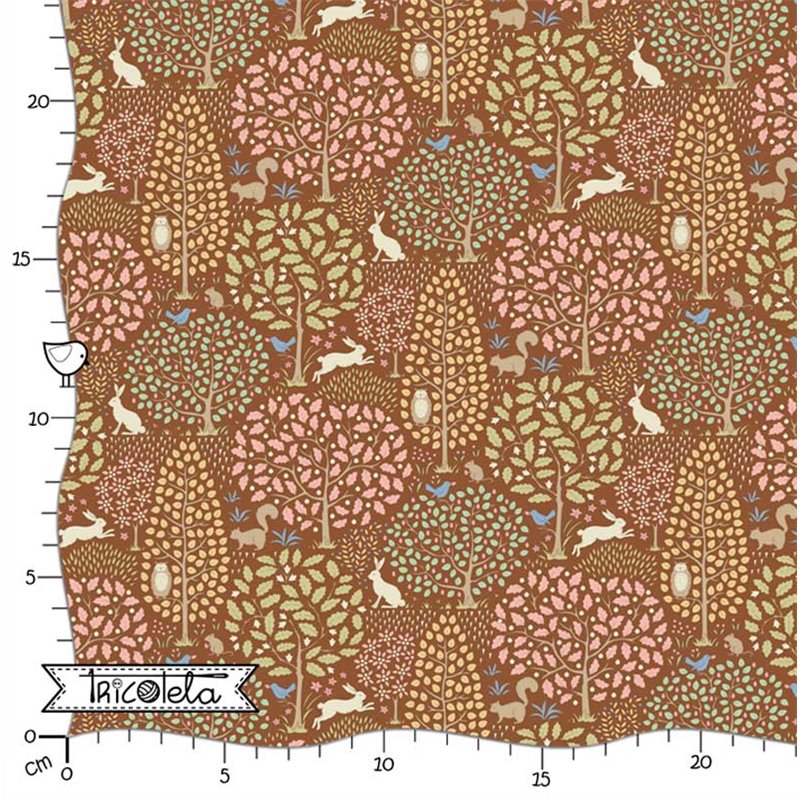 FAT QUARTER TILDA - SANCTUARY CARAMEL