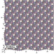 FAT QUARTER TILDA - SANCTUARY COTTONFIELD EGGPLANT